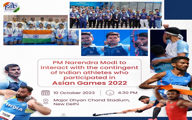 PM Narendra Modi to interact with India's contingent to Asian Games in New Delhi