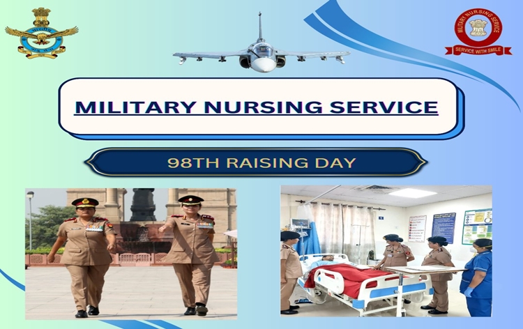 Military Nursing Service celebrates its 98th Raising Day today