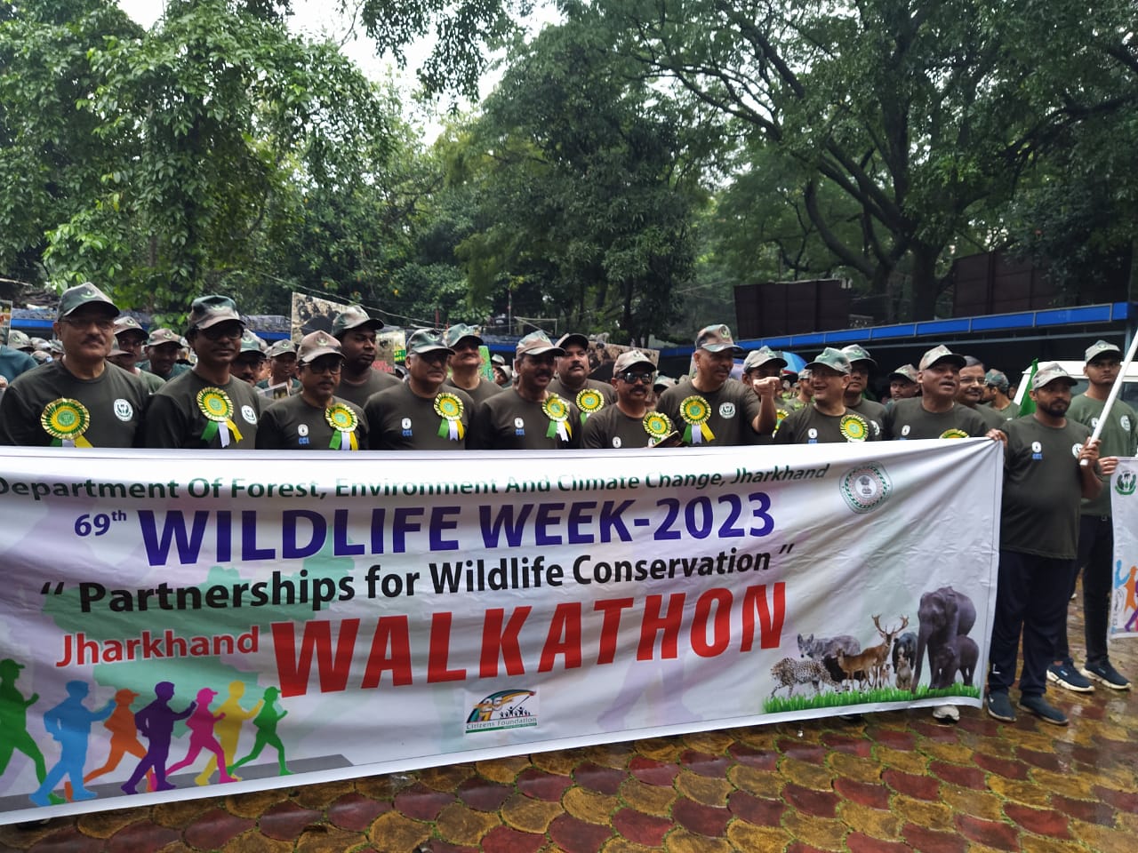 राँची में वॉकाथन के साथ वन्यप्राणी सप्ताह की शुरुआत हुई