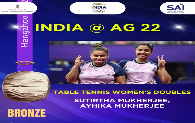 Asian Games: Indian Table Tennis players picks up historic bronze medal in women’s doubles tournament