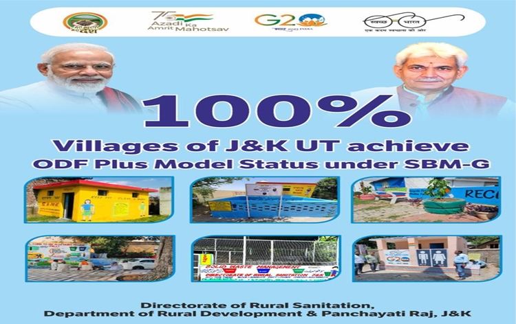 PM Modi lauds Jammu and Kashmir for achieving 100 percent villages ODF Plus status