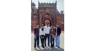 प्रधानाचार्य संदीप शर्मा द्वारा बीते वर्ष राजकीय वरिष्ठ माध्यमिक पाठशाला बलग के बच्चों के साथ हवाई सफर करवाने का वायदा पूरा किया