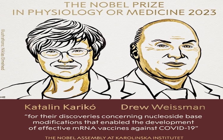 Katalin Kariko and Drew Weissman win 2023 Nobel Prize in Medicine