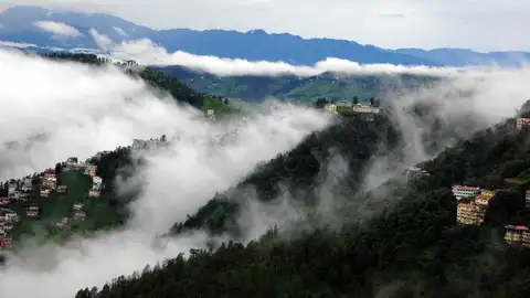 उत्तराखंड के पर्वतीय अंचल में हुई हल्की से मध्यम बारिश
