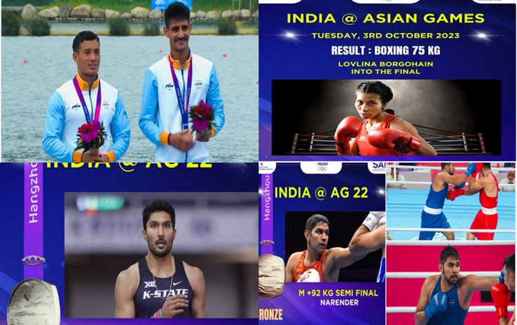 Asian Games: India's medal rush continue on Day 10 with 2 gold, 2 silver, 5 bronze; Medal tally climbs to 69