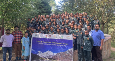 अल्मोड़ा: वन्य जीव सप्ताह के तहत छात्रों को जैव विविधता संरक्षण के बारे में दी गई जानकारी