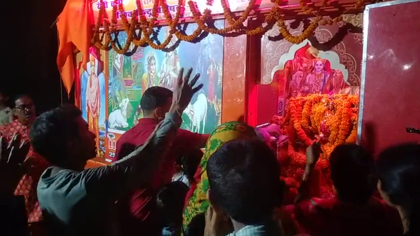 सिमडेगा में बजरंग दल शौर्य जागरण यात्रा का भव्य स्वागत किया