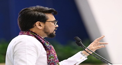 केंद्रीय सूचना और प्रसारण, खेल तथा युवा मामले मंत्री अनुराग सिंह ठाकुर ने आज मध्य प्रदेश के कटनी और रीवा में प्रबुद्ध व्‍यक्तियों के सम्मेलन को संबोधित किया