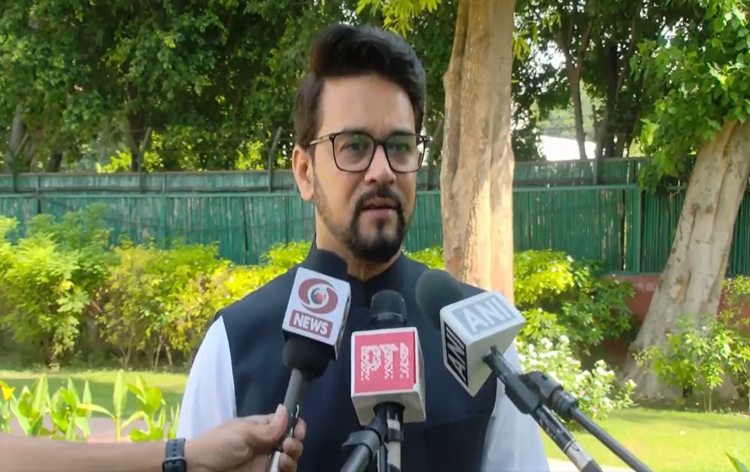 Sports Minister Anurag Singh Thakur congratulates all athletes on India touching 100th medal mark in Asian Games