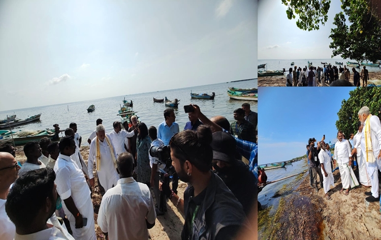 केन्‍द्रीय मंत्री परषोत्तम रूपाला और डॉक्टर एल. मुरूगन ने तमिलनाडु के रामनाथपुरम जिले के तोंडी बंदरगाह पर सागर परिक्रमा के नौवें चरण की शुरुआत की