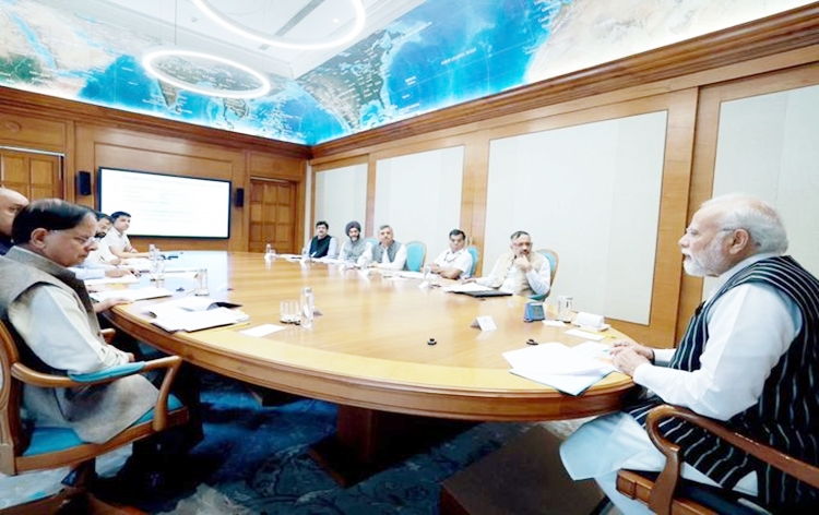 PM Modi holds meeting to review implementation of Independence Day announcements