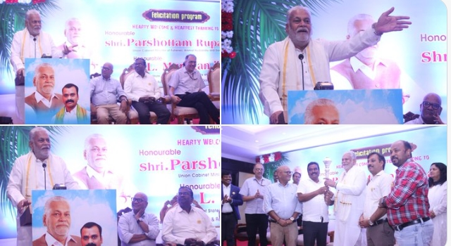 Union Minister Parshottam Rupala holds review meeting of ongoing projects in fisheries and animal husbandry at Chennai Port Trust