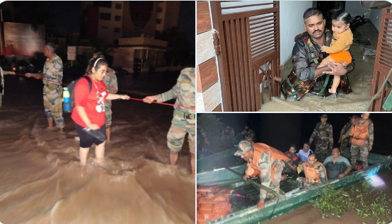 Torrential Rain: Western Command starts rescue and evacuation in flood-affected areas in Punjab and Haryana