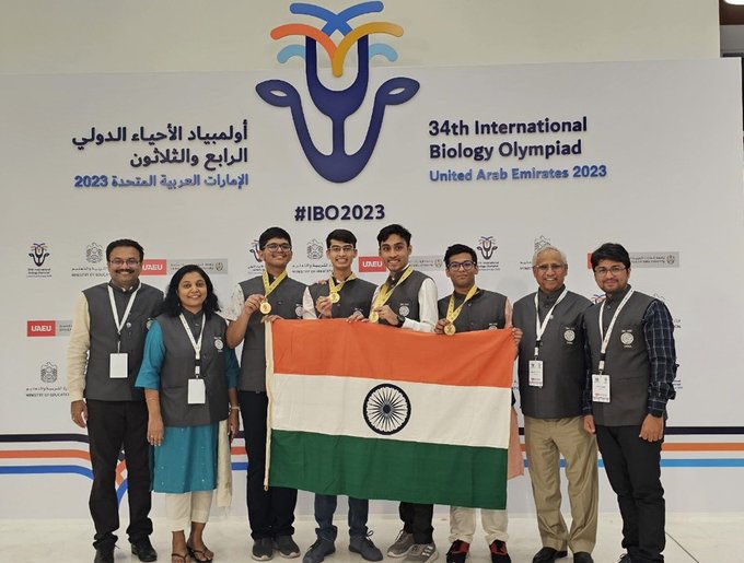 India top medals tally in 34th International Biology Olympiad, secures four gold medals