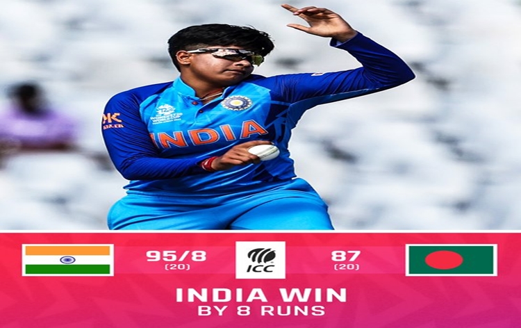 Women's Cricket: India defeats Bangladesh by eight runs in 2nd T20I in Dhaka