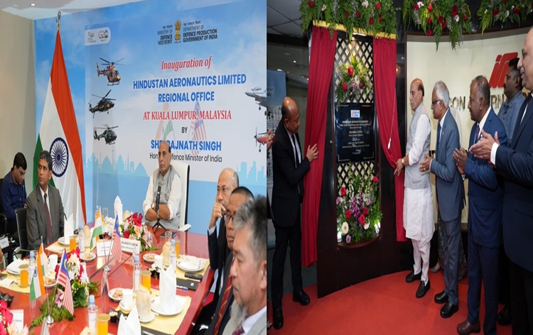 Defence Minister Rajnath Singh inaugurates HAL regional office in Kuala Lumpur