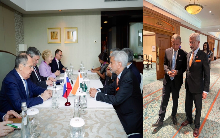 EAM Dr. S Jaishankar met Russian Foreign Minister & Singapore Foreign Minister in Jakarta today