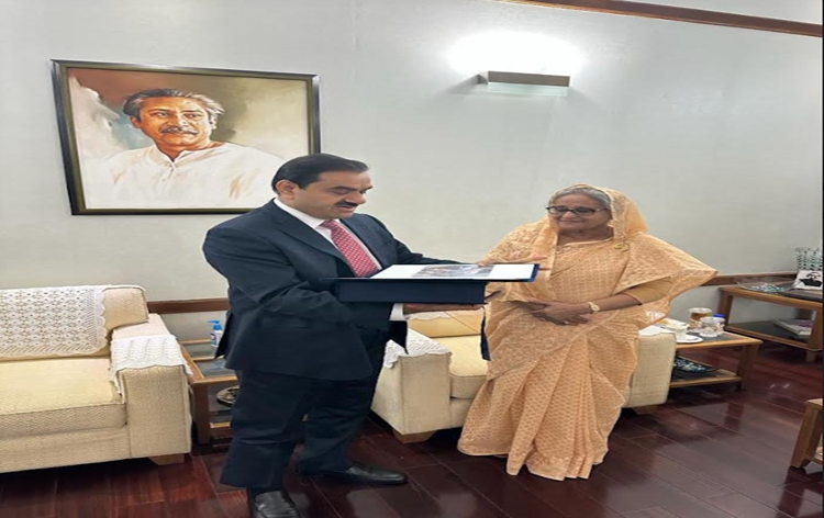 Gautam Adani handover 1600 MW Godda Power Plant to Bangladesh