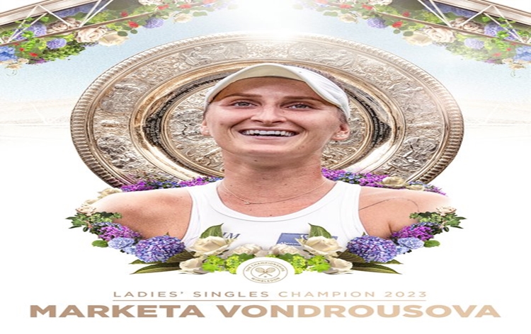 Tennis:  Marketa Vondrousova defeats Ons Jabeur 6-4, 6-4 to clinch women's title at Wimbledon
