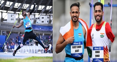Ajeet Singh clinches gold medal in finals of Men’s javelin throw in Para Athletics Championships in Paris