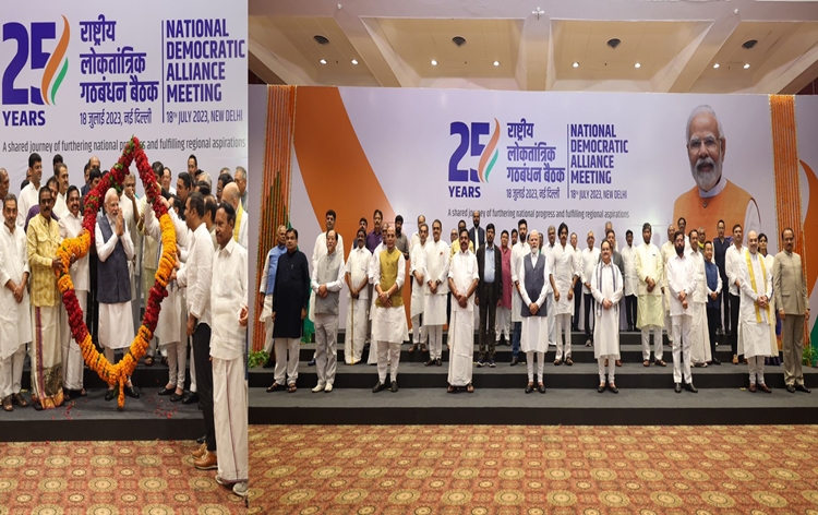 PM Modi says, all sections of society have full faith and belief in NDA; BJP-led NDA holds meeting in New Delhi