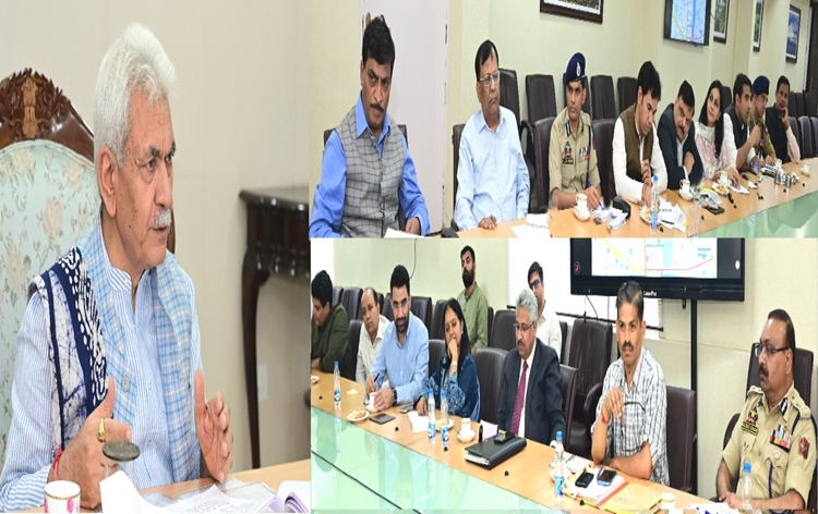 JK LG Manoj Sinha chairs meeting to review preparedness for Independence Day celebration 2023