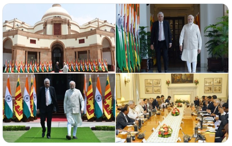 India, Sri Lanka exchange five agreements covering crucial areas of economic cooperation, renewable energy, and tourism