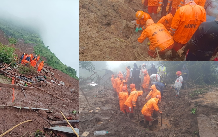 Death toll in Raigad landslide incident in Maharashtra rises to 25; Rescue operation underway