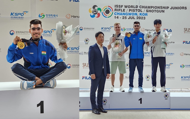 ISSF Junior Shooting World Championship: India's Kamaljeet Clinches Gold Medal in Men’s Individual 50 metre Pistol Event