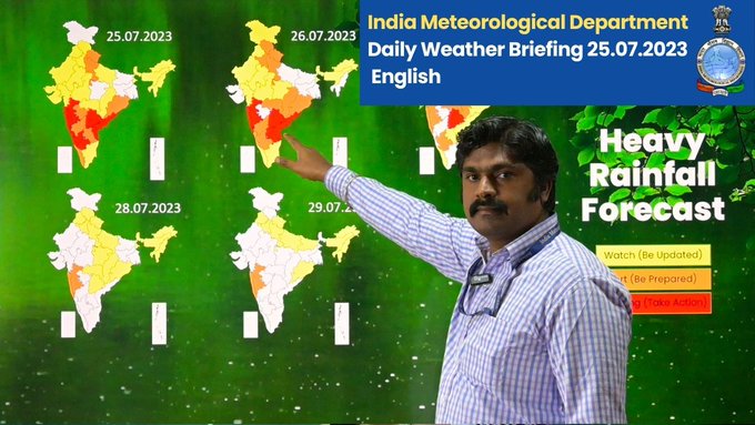 IMD issues red alert for heavy rain in Goa, Konkan, Madhya Maharashtra, Andhra Pradesh, Telangana