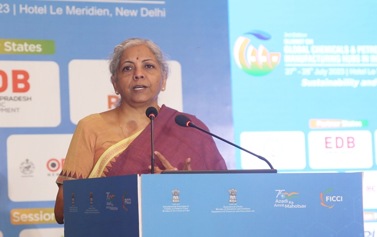 Govt to consider Production Linked Incentive for chemicals & petrochemicals sector to make India manufacturing hub, said FM Nirmala Sitharaman