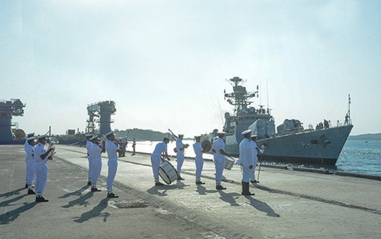 INS ‘Khanjar,’ indigenous Khukri class Missile Corvette reaches Trincomalee today as part of 3-day visit