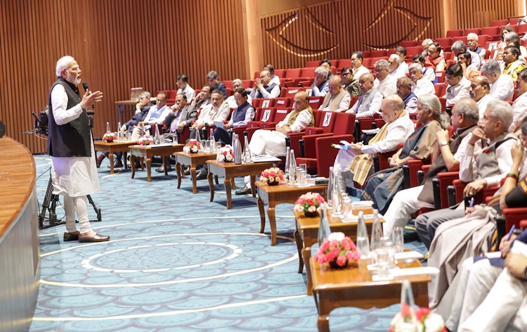 PM Modi chairs meeting of Union Council of Ministers; discuss vision 2047, developmental works, infrastructure development