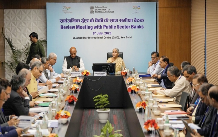 Finance Minister Nirmala Sitharaman reviews performance of Public Sector Banks on various financial health parameters for financial year 2022-23