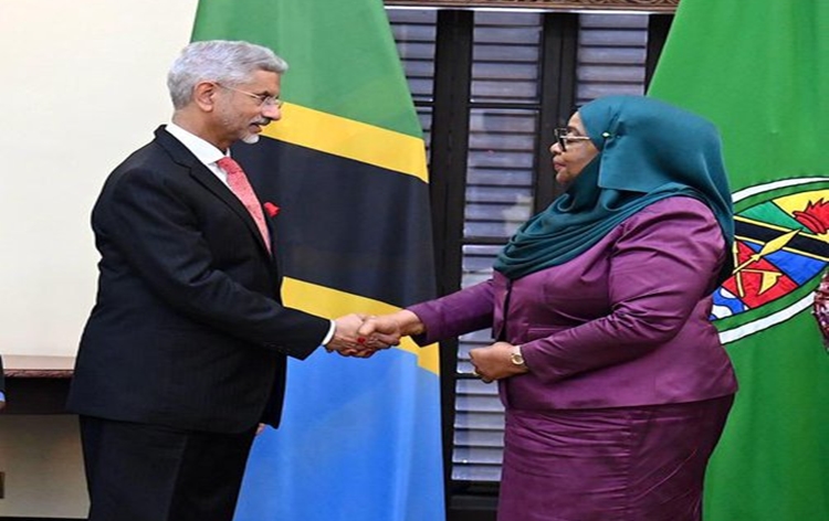 EAM S Jaishankar calls on Tanzania’s President Samia Hassan in Dar es Salaam