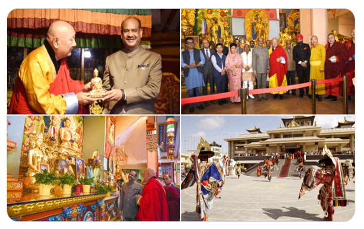 Lok Sabha Speaker Om Birla visits Gandan Tegchenling Monastery
