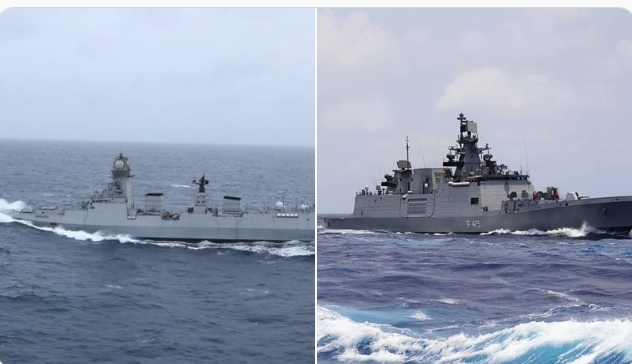 Indian Navy's indigenous frontline warships INS Sahyadri and INS Kolkata to participate in Exercise MALABAR 2023