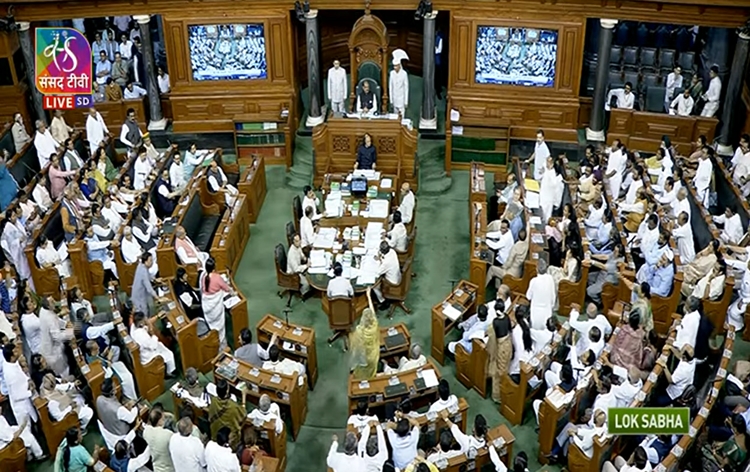 BJP women MPs approach Lok Sabha Speaker Om Birla over alleged inappropriate behavior of Congress MP Rahul Gandhi in House