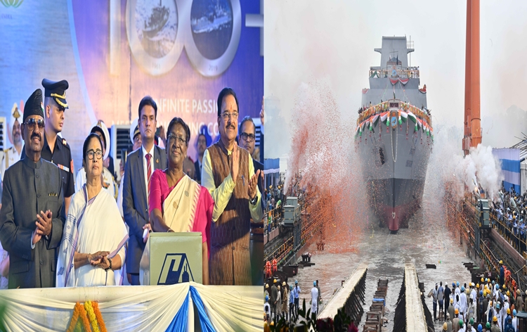 President Murmu launches country's stealth warship ‘INS Vindhyagiri’ in Kolkata