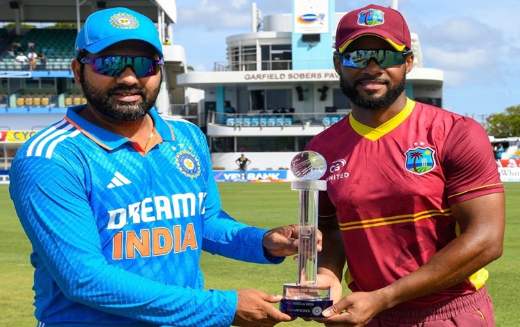 Cricket: series decider third ODI between India and West Indies to be played in Tarouba Trinidad this evening