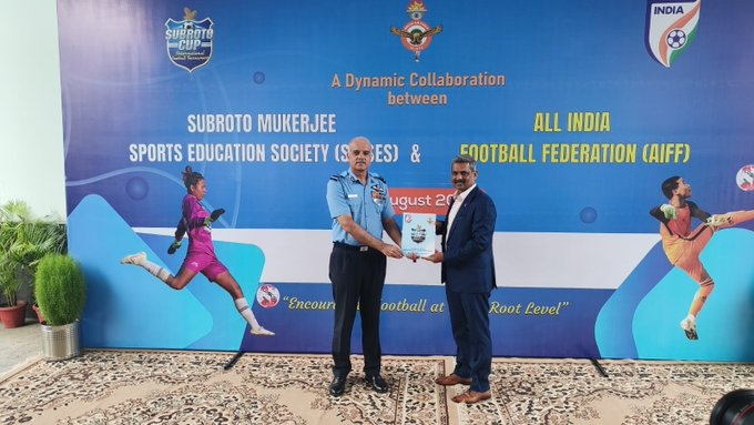 Subroto Mukherjee Sports Education Society sign MoU with AIFF to promote football at the grassroots level