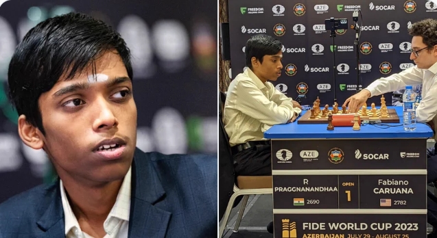 FIDE World Cup Final: Match between R Praggnanandhaa and former world champion Magnus Carlsen ends in draw