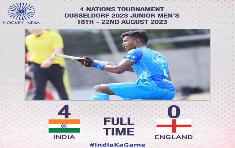 Hockey: India defeat England 4-0 at Under-21 four-nation Tournament in Germany