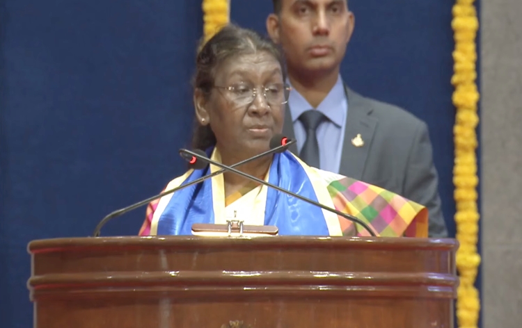 President Droupadi Murmu lauds Goa University for implementing interdisciplinary program under National Education Policy 2020