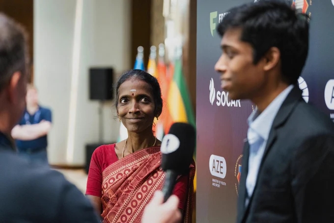 Tamilnadu CM M.K. Stalin congratulated Praggnanandhaa R., on his outstanding performance in the 2023 FIDE World Cup