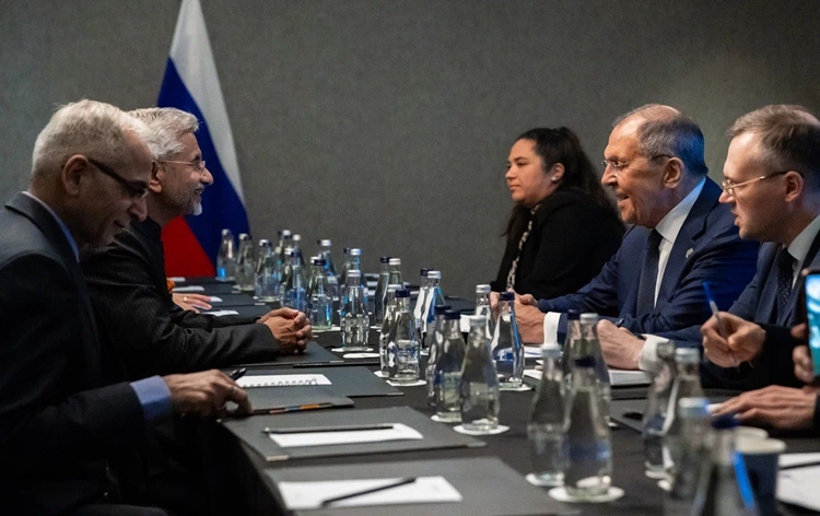 EAM Dr. S Jaishankar & Russian counterpart Sergey Lavrov exchange views on bilateral and international issues