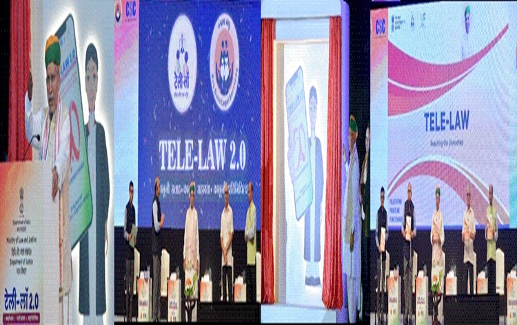 Law Minister Arjun Ram Meghwal launches Tele-Law- 2.0