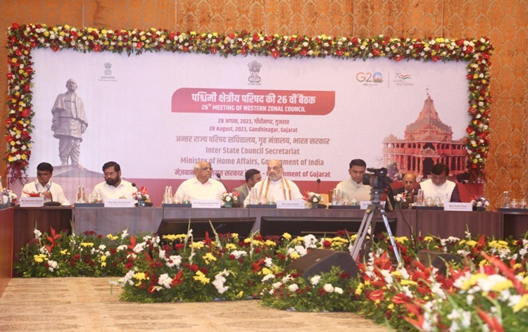 Gujarat: Union Home Minister Amit Shah chairs Western Zonal Council in Gandhinagar