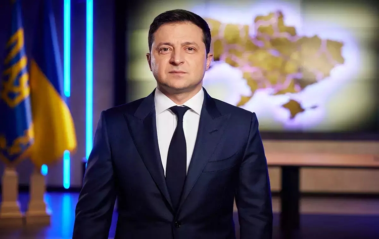 Ukrainian President Volodymyr Zelenskyy, responds to call by US senator this week to announce elections in 2024