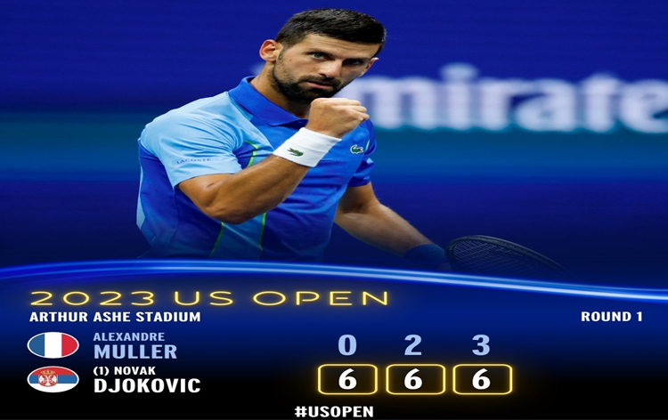 US Open Tennis: Novak Djokovic storms into second round of Men's Singles; Regains World Number 1 ranking